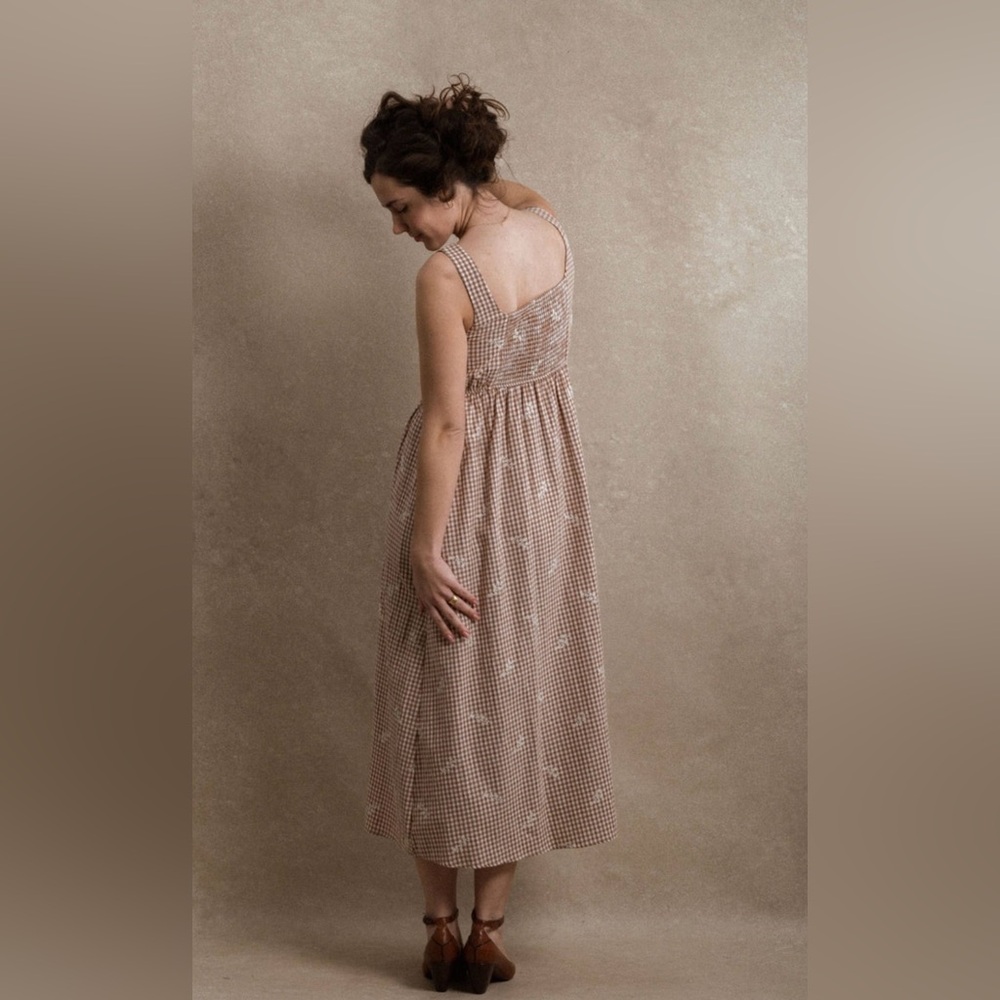Ravenna dress Neuflora Small gingham dress - Picture 4 of 14